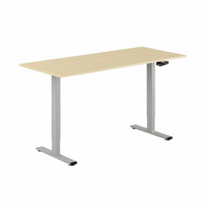 ECO Hæve/Sænkebord manuelt 160x70cm-ECO Hæve/Sænkebord manuelt 160x70cm  BIRK-GRÅ
