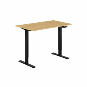 ECO Hæve/Sænkebord manuelt 120x70cm-ECO Hæve/Sænkebord manuelt 120x70cm  EG-SORT