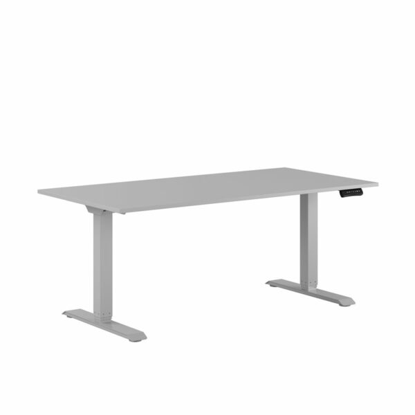Premium Hæve/Sænkebord m/2 motorer 160x80cm-Premium Hæve/Sænkebord m/2 motorer 160x80cm  GRÅ -GRÅ