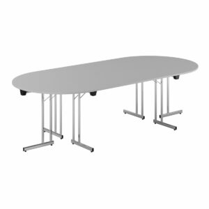 Konferencebord - 260x120cm - Sammenklappeligt bord-Konference Style - 260x120cm - GRÅ-KROM