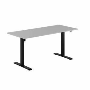 EASY Hæve/Sænkebord m/1 motor 160x70cm-EASY Hæve/Sænkebord m/1 motor 160x70cm  GRÅ-SORT