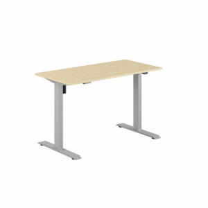 EASY Hæve/Sænkebord m/1 motor 120x60cm-EASY Hæve/Sænkebord m/1 motor 120x60cm  BIRK-GRÅ