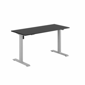 EASY Hæve/Sænkebord m/1 motor 140x60cm-EASY Hæve/Sænkebord m/1 motor 140x60cm  SORT-GRÅ