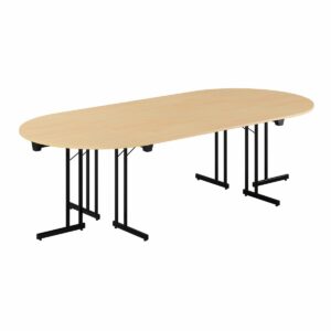 Konferencebord - 260x120cm - Sammenklappeligt bord-Konference Style - 260x120cm - BØG-SORT