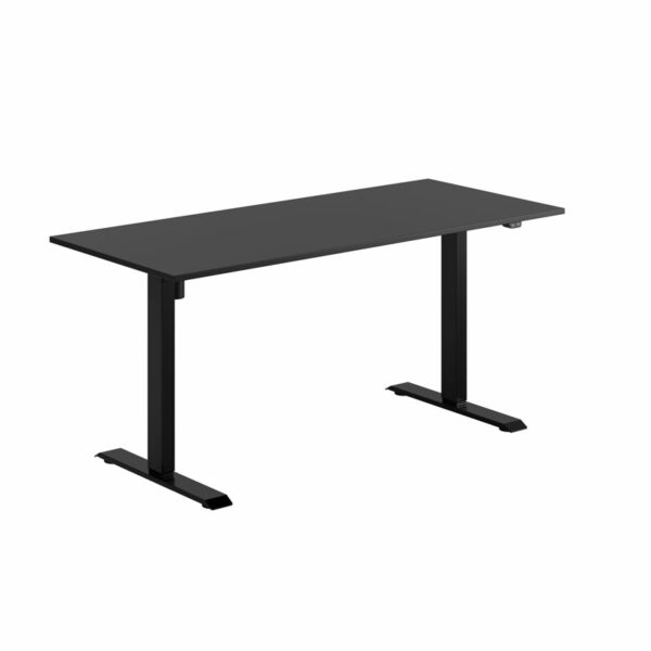 EASY Hæve/Sænkebord m/1 motor 160x70cm-EASY Hæve/Sænkebord m/1 motor 160x70cm  SORT-SORT