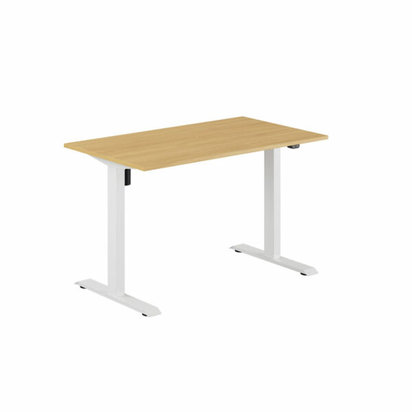 EASY Hæve/Sænkebord m/1 motor 120x70cm-EASY Hæve/Sænkebord m/1 motor 120x70cm  EG-HVID