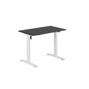 EASY Hæve/Sænkebord m/1 motor 100x60cm-EASY Hæve/Sænkebord m/1 motor 100x60cm  SORT-HVID
