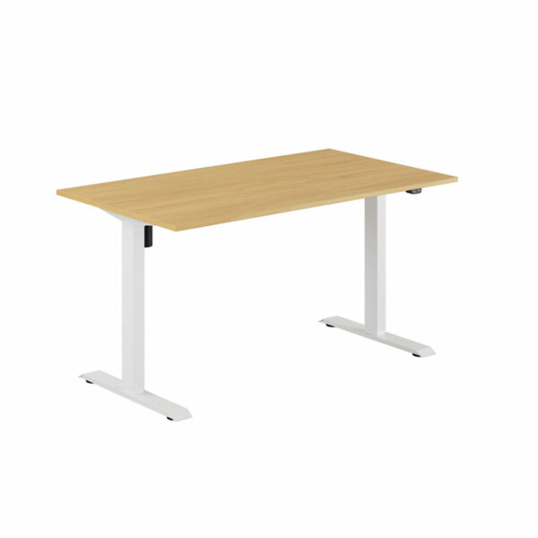 EASY Hæve/Sænkebord m/1 motor 140x80cm-EASY Hæve/Sænkebord m/1 motor 140x80cm  EG-HVID