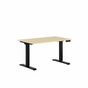 Premium Hæve/Sænkebord m/2 motorer 120x70cm-Premium Hæve/Sænkebord m/2 motorer 120x70cm  EG -SORT