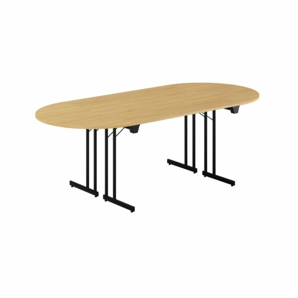 Konferencebord - 220x100cm - Sammenklappeligt bord-Konference Style - 220x100cm - EG-SORT
