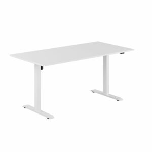 EASY Hæve/Sænkebord m/1 motor 160x80cm-EASY Hæve/Sænkebord m/1 motor 160x80cm  HVID-HVID