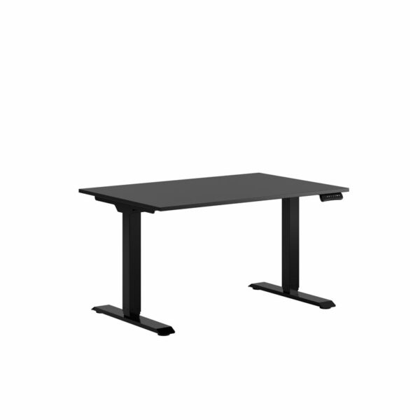 Premium Hæve/Sænkebord m/2 motorer 120x80cm-Premium Hæve/Sænkebord m/2 motorer 120x80cm  SORT -SORT