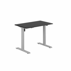 EASY Hæve/Sænkebord m/1 motor 100x60cm-EASY Hæve/Sænkebord m/1 motor 100x60cm  SORT-GRÅ