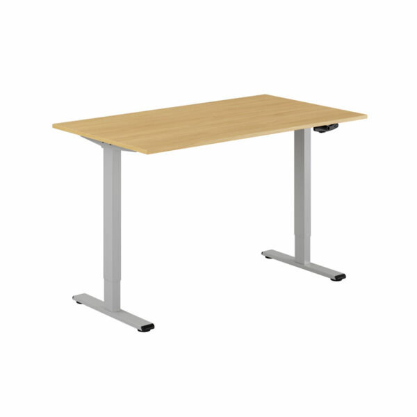ECO Hæve/Sænkebord manuelt 140x80cm-ECO Hæve/Sænkebord manuelt 140x80cm  EG-GRÅ
