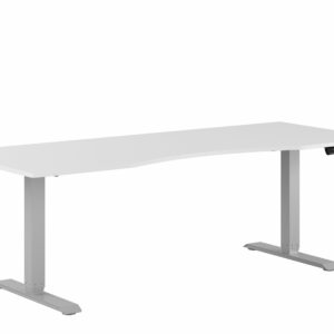 Premium Hæve/Sænkebord m/2 motorer og maveudtag 200x80cm-Premium Hæve/Sænkebord m/2 motorer og maveu