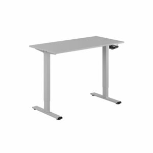 ECO Hæve/Sænkebord manuelt 120x60cm-ECO Hæve/Sænkebord manuelt 120x60cm  GRÅ-GRÅ