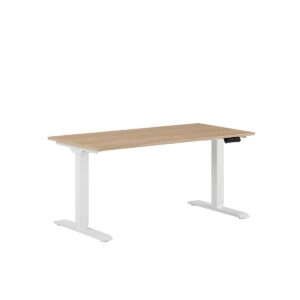 Premium Hæve/Sænkebord m/2 motorer 140x70cm-Premium Hæve/Sænkebord m/2 motorer 140x70cm  URBAN-HVID