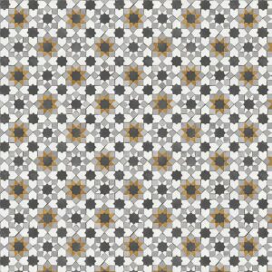 WERZALIT Bistro exclusive m.messingkant 70x70 cm-Bistro exclusive Fez hvid m. messingkant 70x70 cm