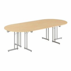 Konferencebord - 260x120cm - Sammenklappeligt bord-Konference Style - 260x120cm - BØG-GRÅ