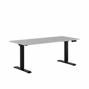 Premium Hæve/Sænkebord m/2 motorer 160x70cm-Premium Hæve/Sænkebord m/2 motorer 160x70cm  GRÅ -SORT