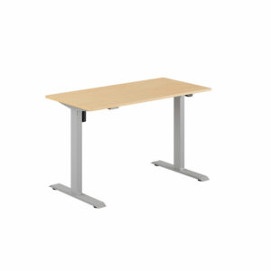 EASY Hæve/Sænkebord m/1 motor 120x60cm-EASY Hæve/Sænkebord m/1 motor 120x60cm  BØG-GRÅ