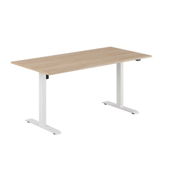 EASY Hæve/Sænkebord m/1 motor 160x80cm-EASY Hæve/Sænkebord m/1 motor 160x80cm  URBAN-HVID