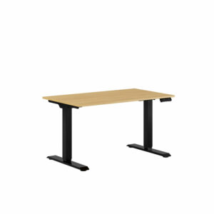 Premium Hæve/Sænkebord m/2 motorer 120x70cm-Premium Hæve/Sænkebord m/2 motorer 120x70cm  BØG -SORT