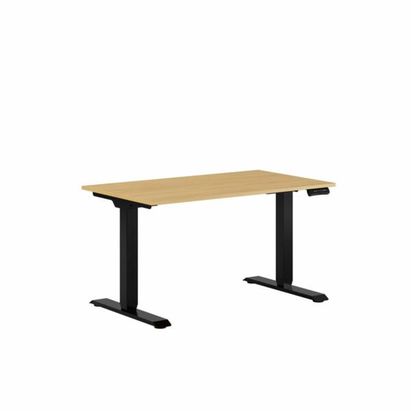 Premium Hæve/Sænkebord m/2 motorer 120x70cm-Premium Hæve/Sænkebord m/2 motorer 120x70cm  BØG -SORT