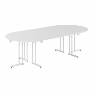Konferencebord - 260x120cm - Sammenklappeligt bord-Konference Style - 260x120cm - HVID-HVID