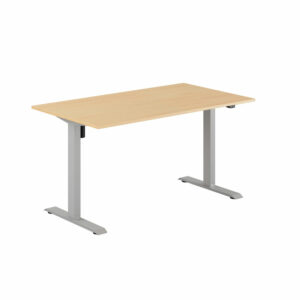 EASY Hæve/Sænkebord m/1 motor 140x80cm-EASY Hæve/Sænkebord m/1 motor 140x80cm  BØG-GRÅ