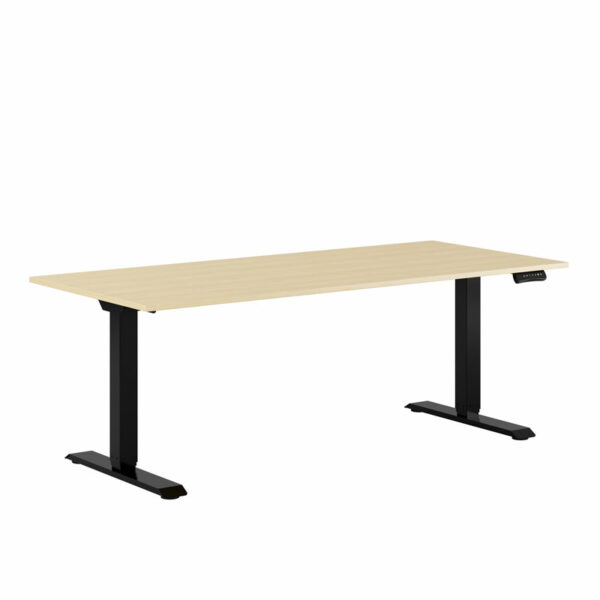 Premium Hæve/Sænkebord m/2 motorer 180x80cm-Premium Hæve/Sænkebord m/2 motorer 180x80cm  EG -SORT