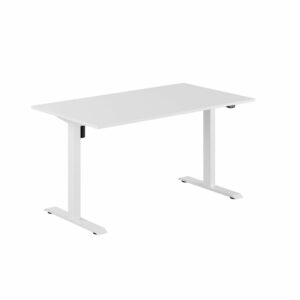 EASY Hæve/Sænkebord m/1 motor 140x80cm-EASY Hæve/Sænkebord m/1 motor 140x80cm  HVID-HVID