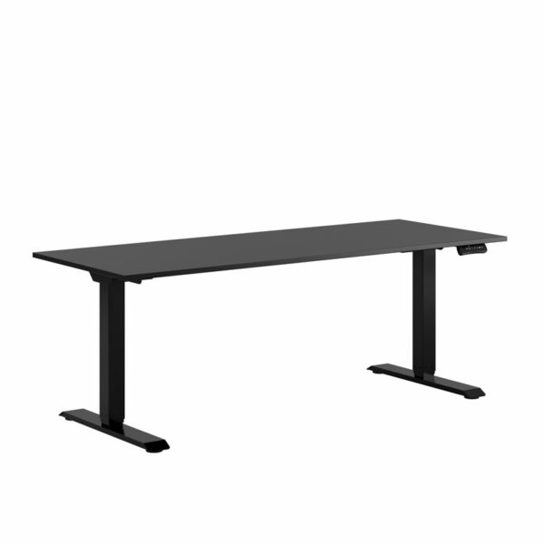 Premium Hæve/Sænkebord m/2 motorer 180x70cm-Premium Hæve/Sænkebord m/2 motorer 180x70cm  SORT -SORT