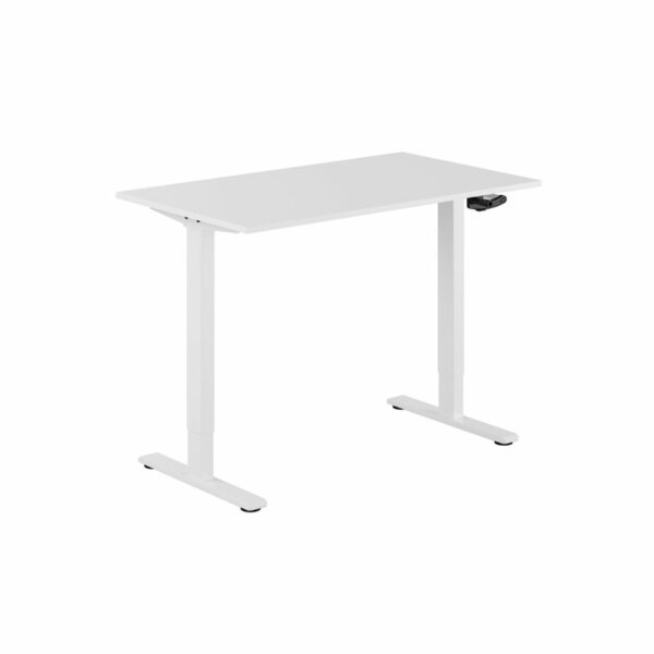 ECO Hæve/Sænkebord manuelt 120x70cm-ECO Hæve/Sænkebord manuelt 120x70cm  HVID-HVID