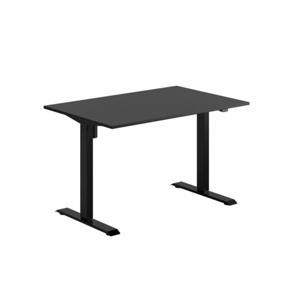 EASY Hæve/Sænkebord m/1 motor 120x80cm-EASY Hæve/Sænkebord m/1 motor 120x80cm  SORT-SORT