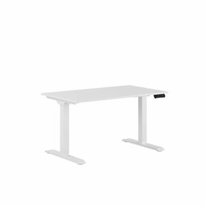 Premium Hæve/Sænkebord m/2 motorer 120x70cm-Premium Hæve/Sænkebord m/2 motorer 120x70cm  HVID -HVID
