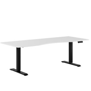 Premium Hæve/Sænkebord m/2 motorer og maveudtag 200x80cm-