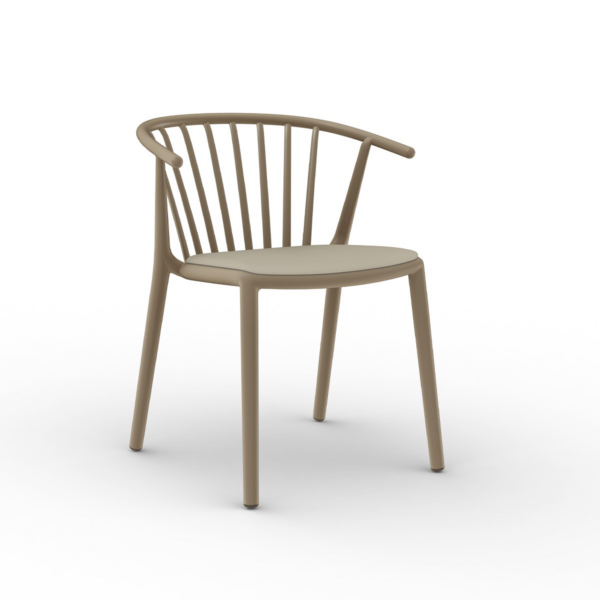 Woody plaststol med armlener og polstring - Bilde 5
