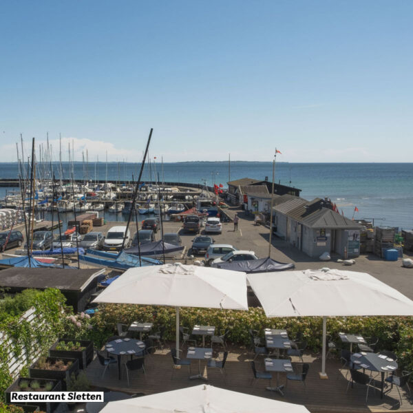 Kjempeparasol - 5x5m m/ pyntkant - NY - Bilde 3