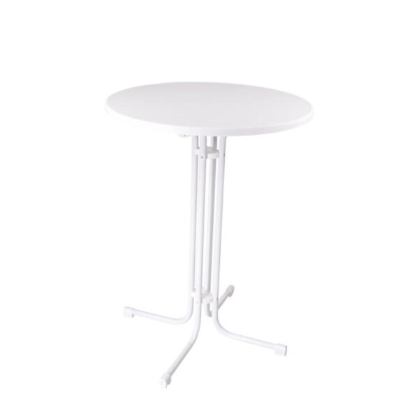 Limburg Ståbord Ø80cm - Hvit-hvit