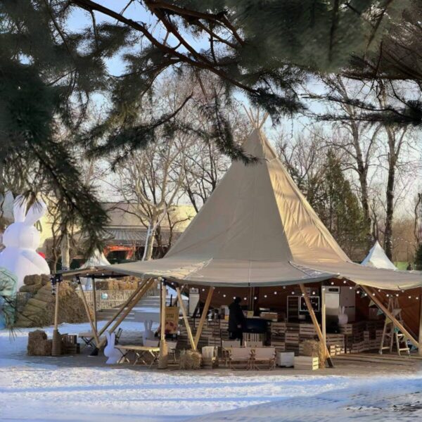 Teepee 8x8m PVC - Bilde 2