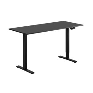 ECO Hæve/Sænkebord manuelt 160x70cm-ECO Hæve/Sænkebord manuelt 160x70cm  SORT-SORT