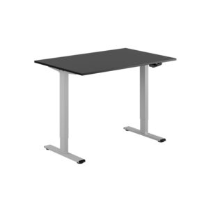 ECO Hæve/Sænkebord manuelt 120x80cm-ECO Hæve/Sænkebord manuelt 120x80cm  SORT-GRÅ