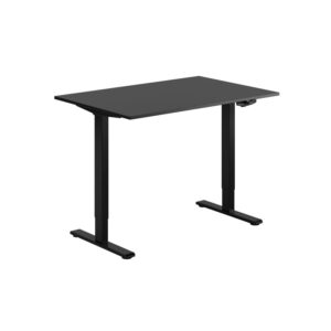 ECO Hæve/Sænkebord manuelt 120x80cm-ECO Hæve/Sænkebord manuelt 120x80cm  SORT-SORT
