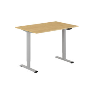 ECO Hæve/Sænkebord manuelt 120x80cm-ECO Hæve/Sænkebord manuelt 120x80cm  EG-GRÅ
