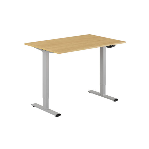 ECO Hæve/Sænkebord manuelt 120x80cm-ECO Hæve/Sænkebord manuelt 120x80cm  EG-GRÅ