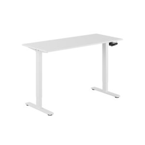 ECO Hæve/Sænkebord manuelt 140x60cm-ECO Hæve/Sænkebord manuelt 140x60cm  HVID-HVID