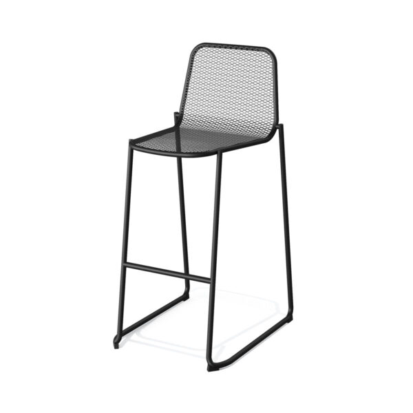 Mase Stabel Barstol metall - Sort
