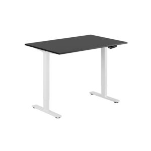 ECO Hæve/Sænkebord manuelt 120x80cm-ECO Hæve/Sænkebord manuelt 120x80cm  SORT-HVID