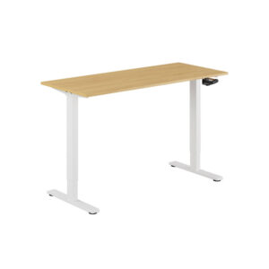 ECO Hæve/Sænkebord manuelt 140x60cm-ECO Hæve/Sænkebord manuelt 140x60cm  EG-HVID